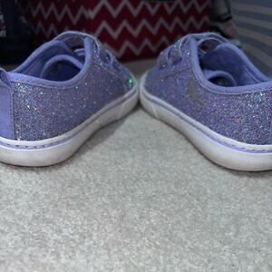 Hardly worn purple sparkle shoes Size 11